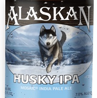 Applicant’s ALASKAN HUSKY IPA beer label