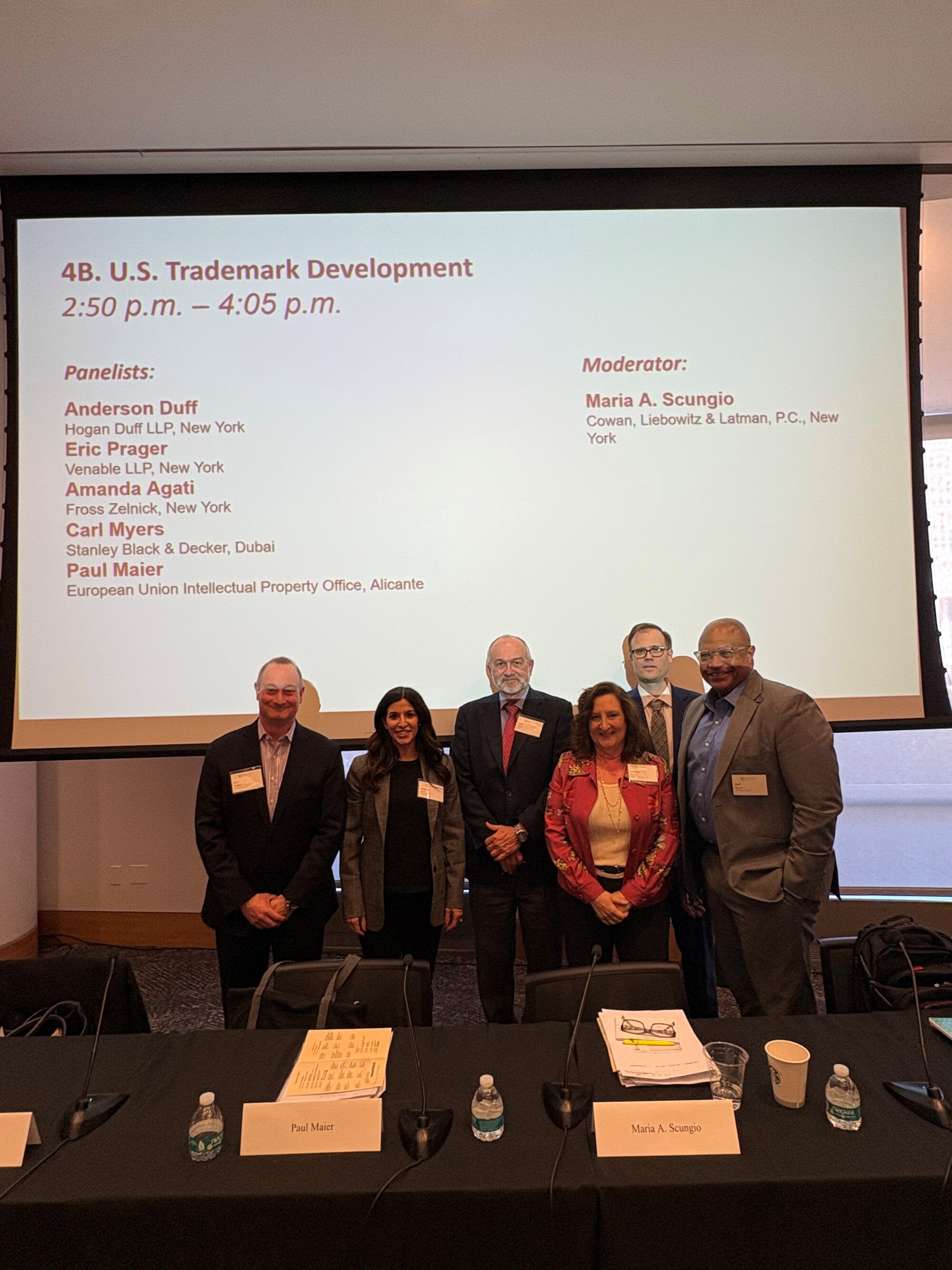 U.S. Trademark Law Developments panel.