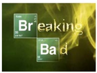 BREAKING BAD Logo on TV screen