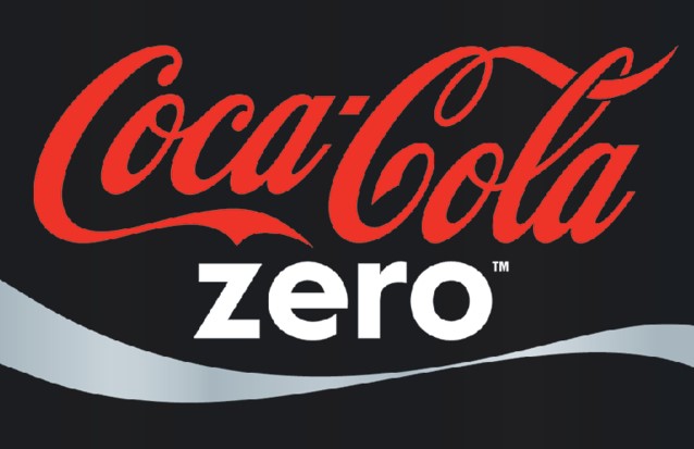Detail from can displaying COCA-COLA ZERO trademark