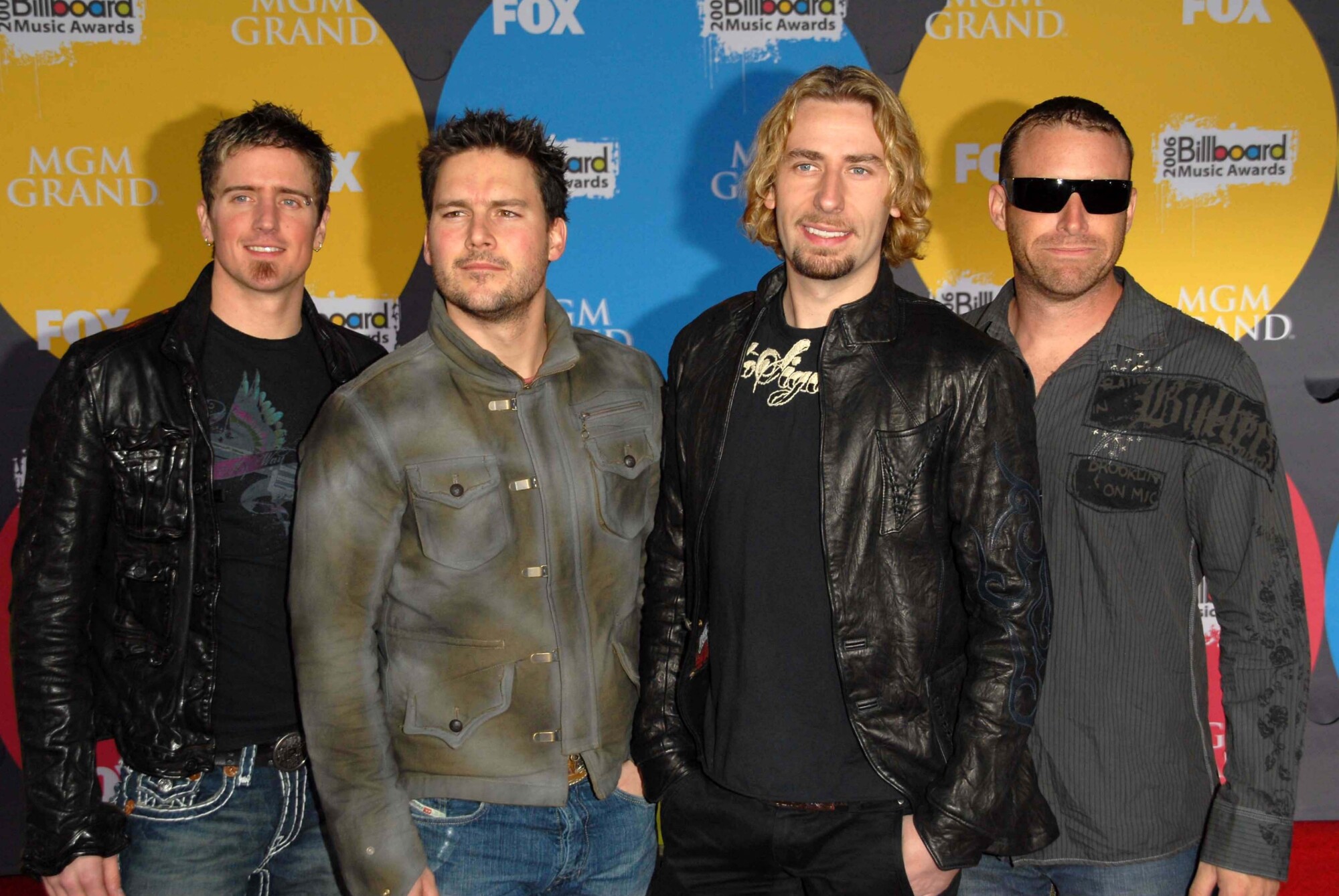 Members of the band Nickelback