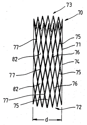 Stent patent drawing.
