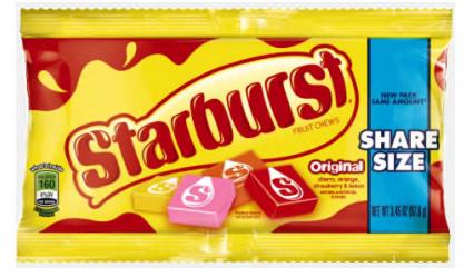 Starburst Share Size Package