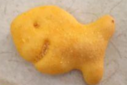 Goldfish-shaped crackers