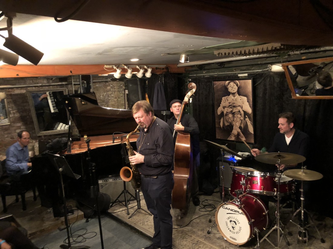 CLL's Jonny King and company playing at Smalls Jazz Club